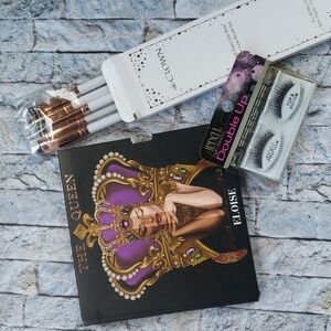 The QUEEN lies in all of us Eloise Eye shadow palette. Crown brushes. Double up